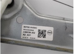 Recambio de mecanismo elevalunas delantero derecho para nissan qashqai ii (j11e) referencia OEM IAM 80700HV00C  