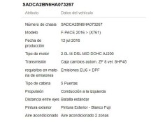 jaguar f-pace del año 2016