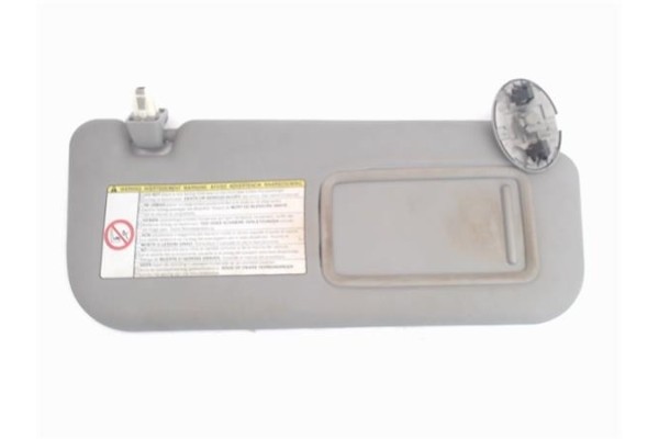 Recambio de parasol derecho para toyota yaris (ksp9/scp9/nlp9) 1.3 vvt-i referencia OEM IAM 743100D270B0  