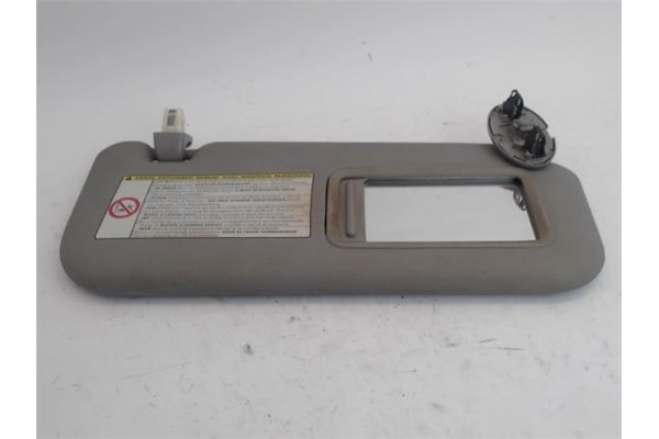 Recambio de parasol derecho para toyota yaris (ksp9/scp9/nlp9) 1.3 vvt-i referencia OEM IAM 743100D270B0  