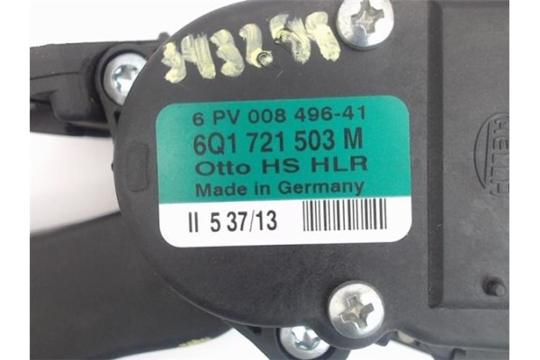 Recambio de pedal acelerador para volkswagen polo v (6r1) 1.2 sport referencia OEM IAM 6Q1721503M  1J1721503J , AUDI | 1J1721503