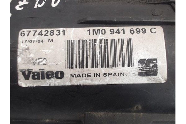 Recambio de faro antiniebla izquierdo para seat toledo (1m) referencia OEM IAM 1M0941699C 67742831 