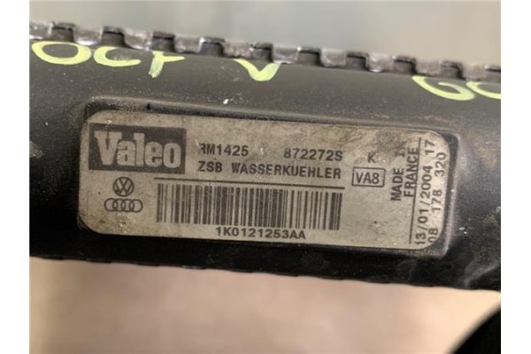 Recambio de radiador para volkswagen golf v (1k1) 1.9 tdi referencia OEM IAM RM1425 1J0121253N 