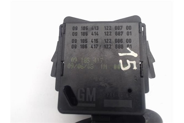 Recambio de mando de luces para opel corsa c referencia OEM IAM 09185417 12268601 (09185417 , OPEL | 1241028 , OPEL | 9185415 , 