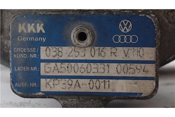 Recambio de turbo para volkswagen golf v (1k1) 1.9 tdi referencia OEM IAM 038253016R KP39A0011 