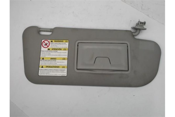 Recambio de parasol derecho para mazda 3 berlina (bk) 1.6 di turbo referencia OEM IAM BP4P69270C77  