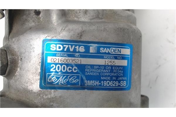 Recambio de compresor aire acond. para mazda 3 sedán (bk) 1.6 di turbo referencia OEM IAM BP8F61450B 0216003521 