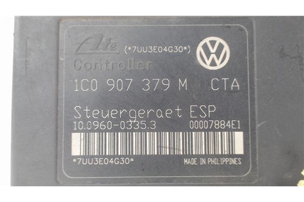 Recambio de nucleo abs para volkswagen golf iv berlina (1j1) 1.6 16v referencia OEM IAM 1c0907379m  