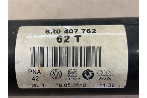 Recambio de palier delantero derecho para volkswagen polo v (6r1) 1.4 advance referencia OEM IAM 6R0407762  