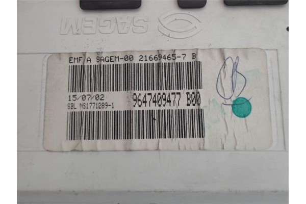 Recambio de reloj horario para citroen c3 1.4 i referencia OEM IAM 9647409477  