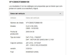 renault clio ii fase ii (b/cb0) del año 2003