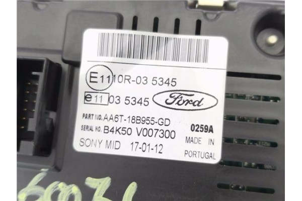 Recambio de pantalla para ford fiesta vi 1.6 tdci referencia OEM IAM AA6T18B955GD  