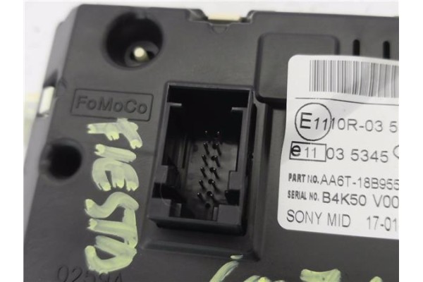 Recambio de pantalla para ford fiesta vi 1.6 tdci referencia OEM IAM AA6T18B955GD  