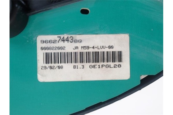 Recambio de cuadro completo para citroen berlingo combi 1.6 attraction referencia OEM IAM 000822002 9662744380 GE1PGL28 