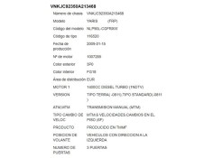 toyota yaris (ksp9/scp9/nlp9) del año 1999