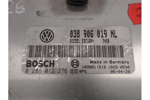 Recambio de centralita para seat ibiza (6k1) 1.9 sport referencia OEM IAM 038906019NL/1039S11516 0281012276 