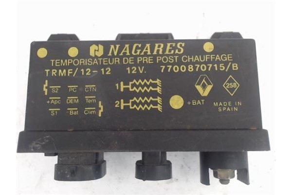 Recambio de caja precalentamiento para renault megane i (ba0/1_) 1.9 d eco (b/sa0u, ba0a) referencia OEM IAM 7700870715  