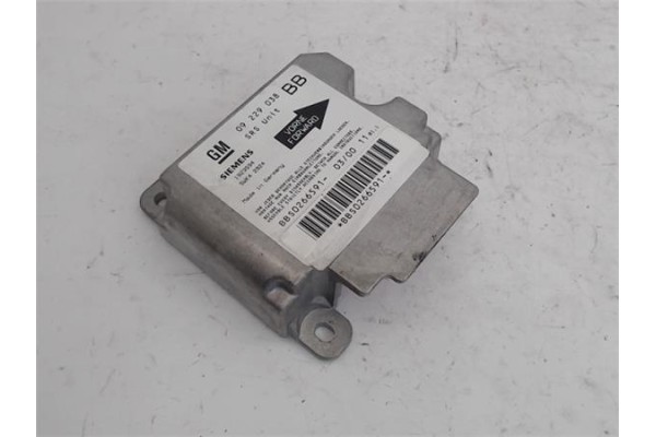 Recambio de centralita airbag para opel corsa c referencia OEM IAM 9229038 BBS0266591 