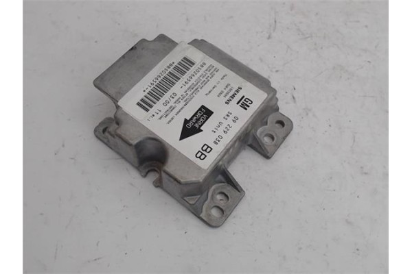 Recambio de centralita airbag para opel corsa c referencia OEM IAM 9229038 BBS0266591 
