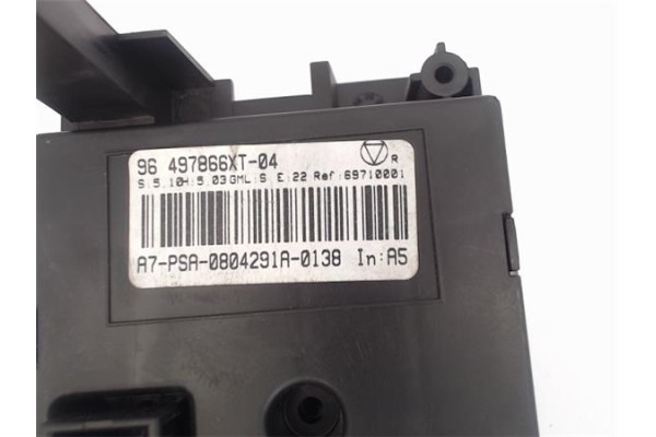 Recambio de mandos climatizador para peugeot 207 1.6 hdi referencia OEM IAM 96497866XT 69717001 