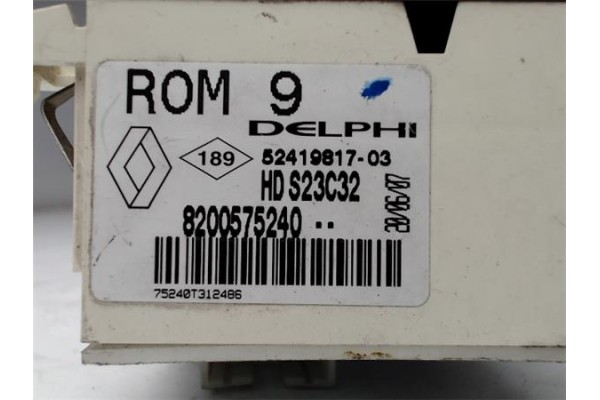 Recambio de mandos climatizador para renault laguna ii (bg0) 1.9 dci (bg1a, bg1w) referencia OEM IAM 8200575240 5241981703 
