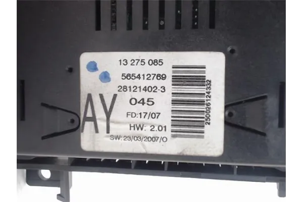 Recambio de ordenador de abordo para opel astra h berlina referencia OEM IAM 13208085/28121402-3 565412769/AY045 