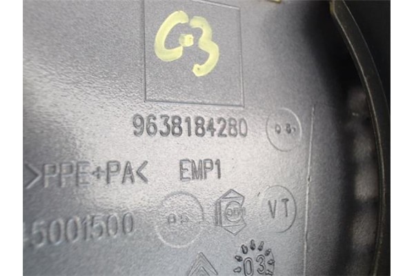 Recambio de tapa exterior combustible para citroen c3 1.4 hdi referencia OEM IAM 9638184280  