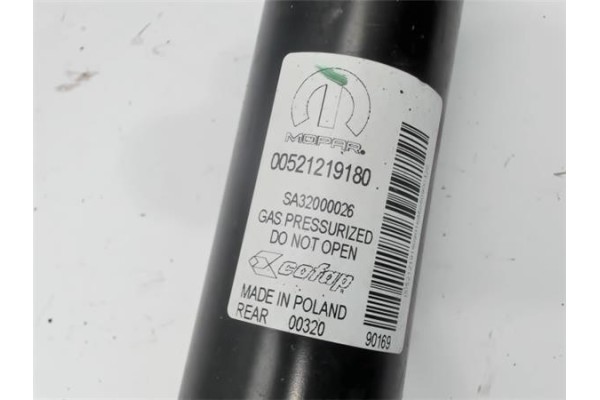 Recambio de amortiguador trasero izquierdo para fiat ii tipo (356) berlina 1.4 opening edition referencia OEM IAM 00521219180 SA