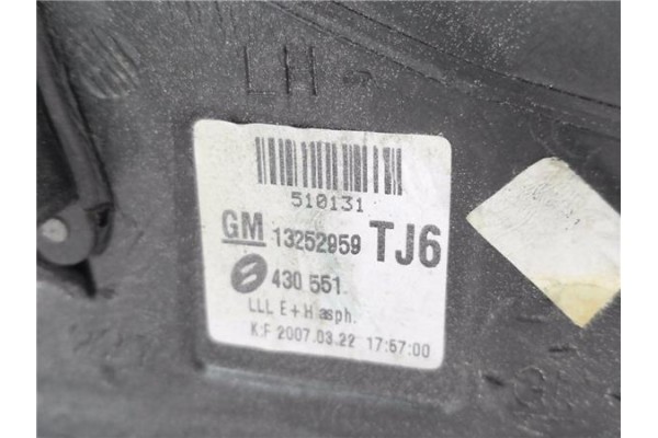 Recambio de retrovisor electrico izquierdo para opel astra h gtc 1.7 cdti referencia OEM IAM 13153125 E1010795 
