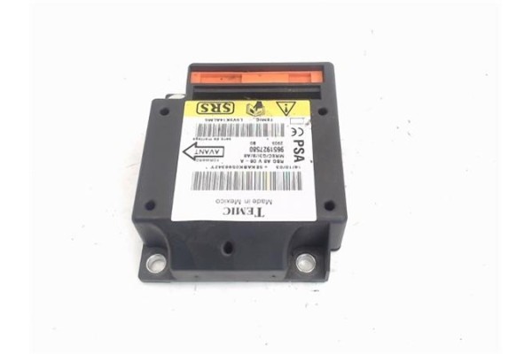 Recambio de centralita airbag para citroen c3 1.4 hdi referencia OEM IAM 9651927580  