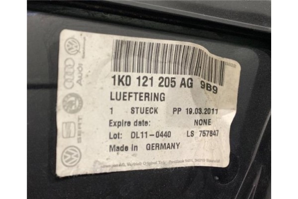 Recambio de electroventilador para seat altea (5p1) 1.9 tdi referencia OEM IAM   
