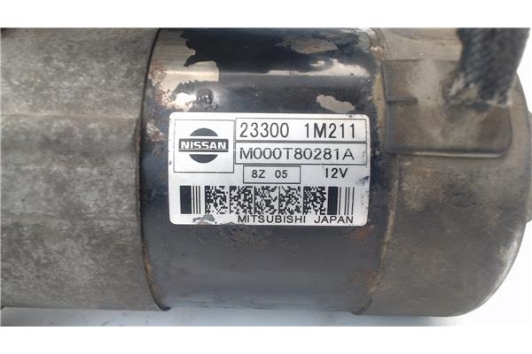 Recambio de motor arranque para nissan almera (n15) 1.6 referencia OEM IAM 233001m211 CGB23357 233001M216 , NISSAN | 2330070Y01 