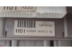 Recambio de cuadro instrumentos para peugeot 107 1.0 básico referencia OEM IAM 838000H011A  