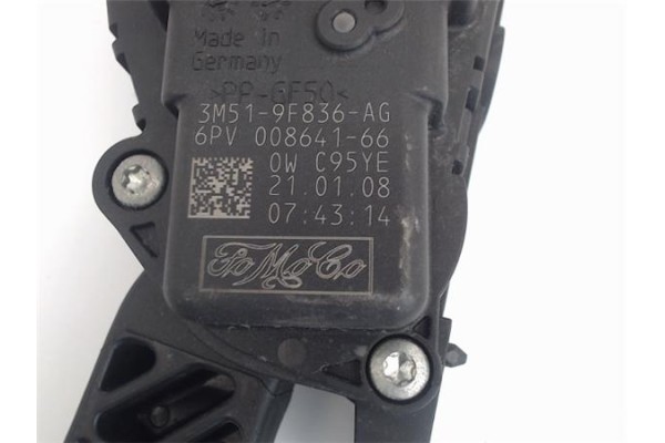 Recambio de pedal acelerador para ford c-max (cb3) 1.8 tdci referencia OEM IAM 3M519F836AG  