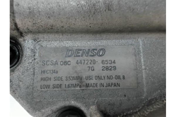 Recambio de compresor aire acond. para toyota yaris (ksp9/scp9/nlp9) 1.4 d-4d referencia OEM IAM   
