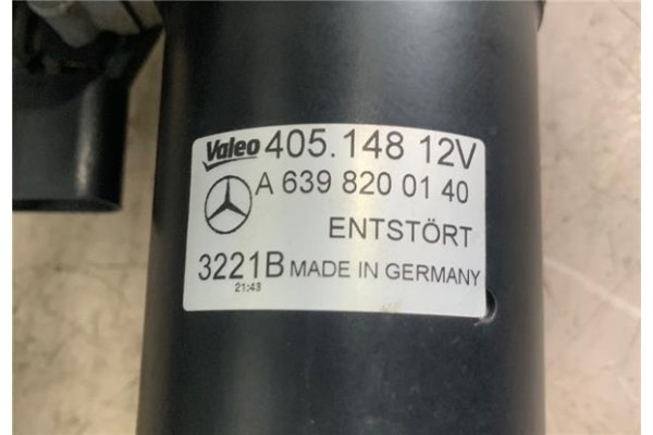 Recambio de motor limpiaparabrisas delantero para mercedes-benz vito / mixto furgón (w639) 113 cdi referencia OEM IAM A639820014