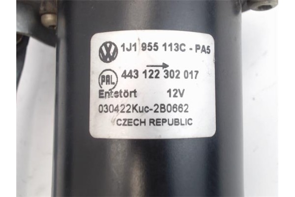Recambio de motor limpiaparabrisas delantero para volkswagen golf iv berlina (1j1) 1.6 16v referencia OEM IAM 1j1955113c 1500519