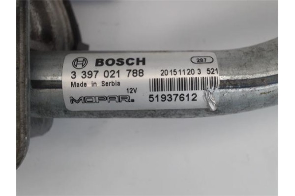 Recambio de motor limpiaparabrisas delantero para fiat 500x (334) 1.6 urban referencia OEM IAM 51937612 3397021788 
