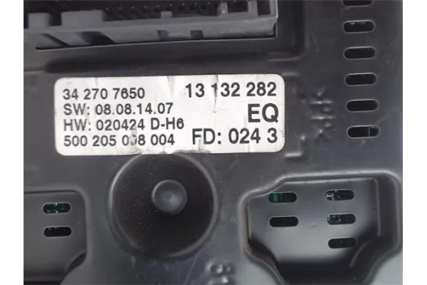 Recambio de ordenador de abordo para opel vectra c berlina referencia OEM IAM 13132282/342707650 500205008004/020424 