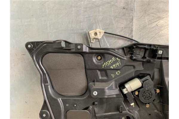 Recambio de mecanismo elevalunas delantero izquierdo para mazda 3 sedán (bk) 1.6 di turbo referencia OEM IAM BP4K5997XE  