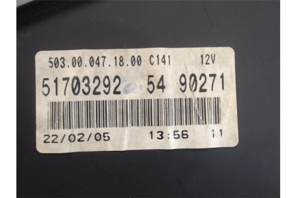 Recambio de cuadro completo para fiat i punto (176) berlina 1.2 60 sx referencia OEM IAM 51703292 5490271 