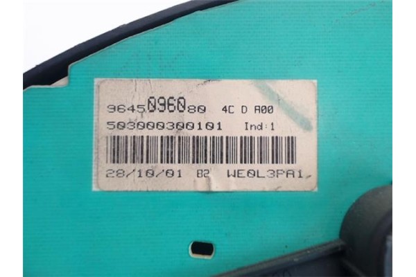 Recambio de cuadro completo para peugeot 206 1.9 xt referencia OEM IAM 9645096080 503000300101 
