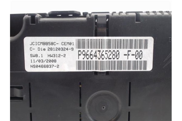 Recambio de cuadro completo para citroen c4 picasso referencia OEM IAM P9664365280F00 281203249/NS04668372 