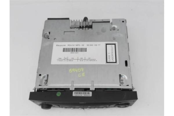 Recambio de radio / cd para citroen c5 berlina 2.0 audace referencia OEM IAM 9664513277 7647196394 