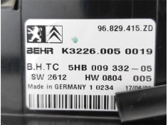 Recambio de mandos calefaccion / a.a. para citroen c5 berlina 2.0 audace referencia OEM IAM 96829415ZD 5HB00933205 