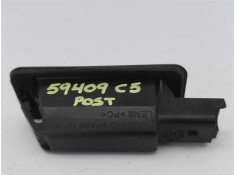 Recambio de piloto matricula para citroen c5 berlina 2.0 audace referencia OEM IAM 9682403680  