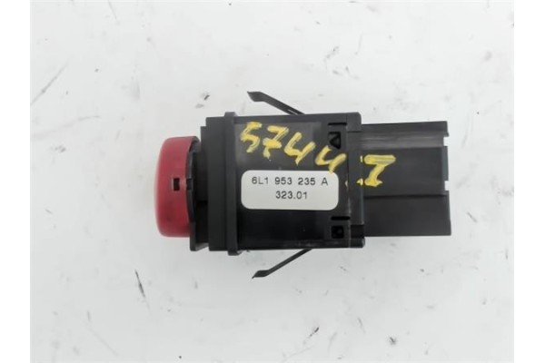 Recambio de interruptor luces emergencia para seat ibiza (6l1) 1.9 tdi referencia OEM IAM 6L953235A  