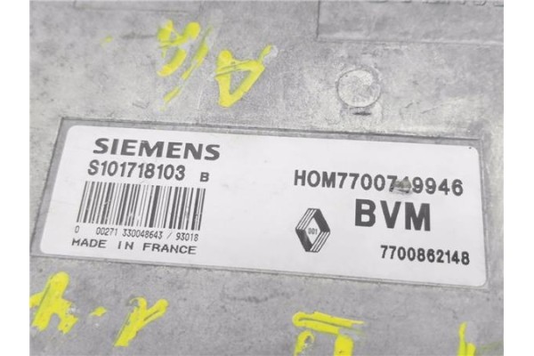 Recambio de centralita para renault 19 ii (b/c53_) 1.4 referencia OEM IAM 7700749946 S101718103B 