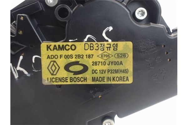 Recambio de motor limpiaparabrisas trasero para renault koleos i referencia OEM IAM 28710JY00A F00S2B2187 