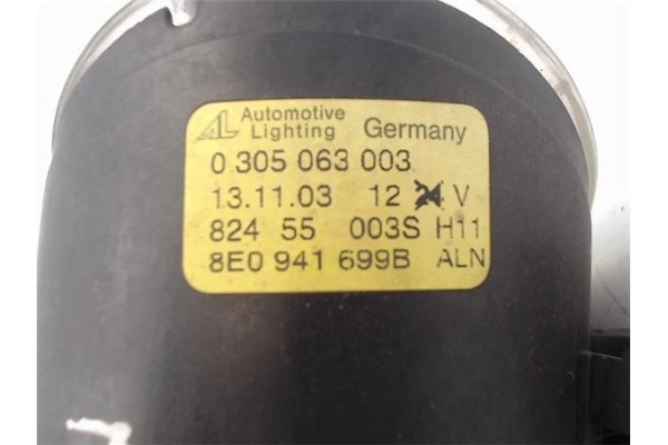 Recambio de faro antiniebla izquierdo para audi a4 avant (8e) referencia OEM IAM 8E0941699B 0305063003/82455003S 31213175 , AUDI